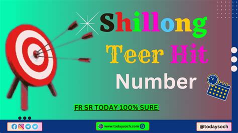 (FR/SR) Shillong Teer (Common Number) Hit Number (Target Number).